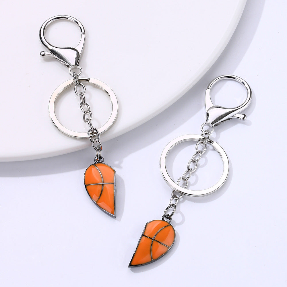 Wholesale Cartoon Sports Basketball Alloy Keychain