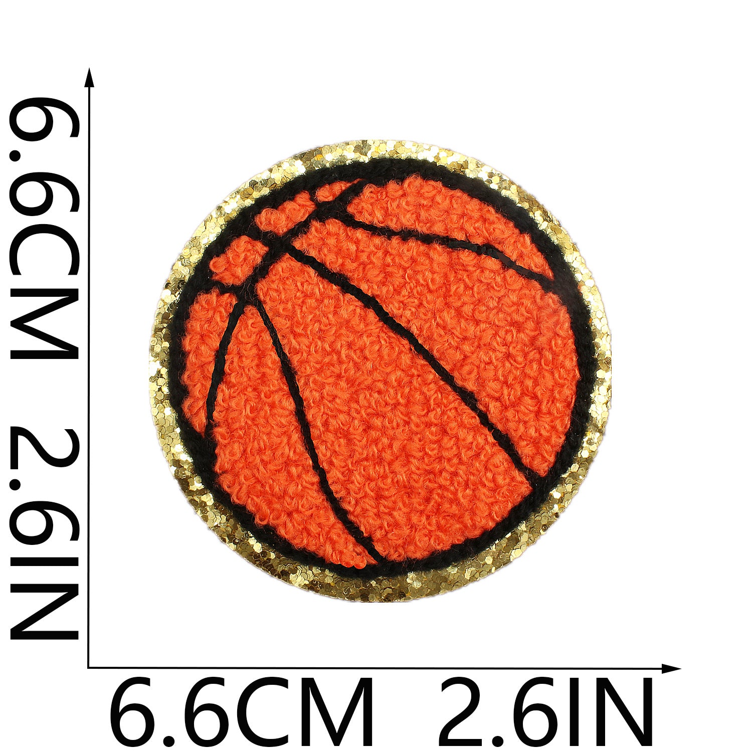 Wholesale Trendy Embroidered Iron On Patch With Sport And Letter Motif For Clothing DIY Towel Decorative Applique Gift Resale Accessory