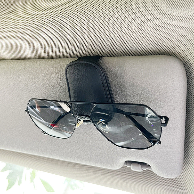 Wholesale Car glasses clip glasses visor sunglasses car multi-function card holder