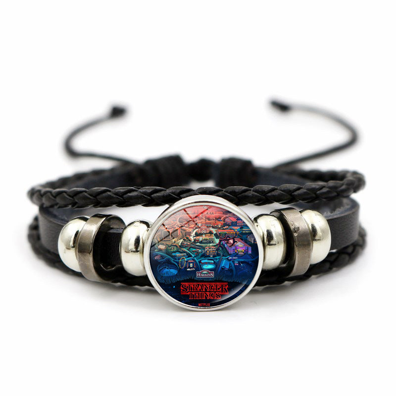 Wholesale Red Monster Time Stone Weaving Bracelet OLY Exclusive