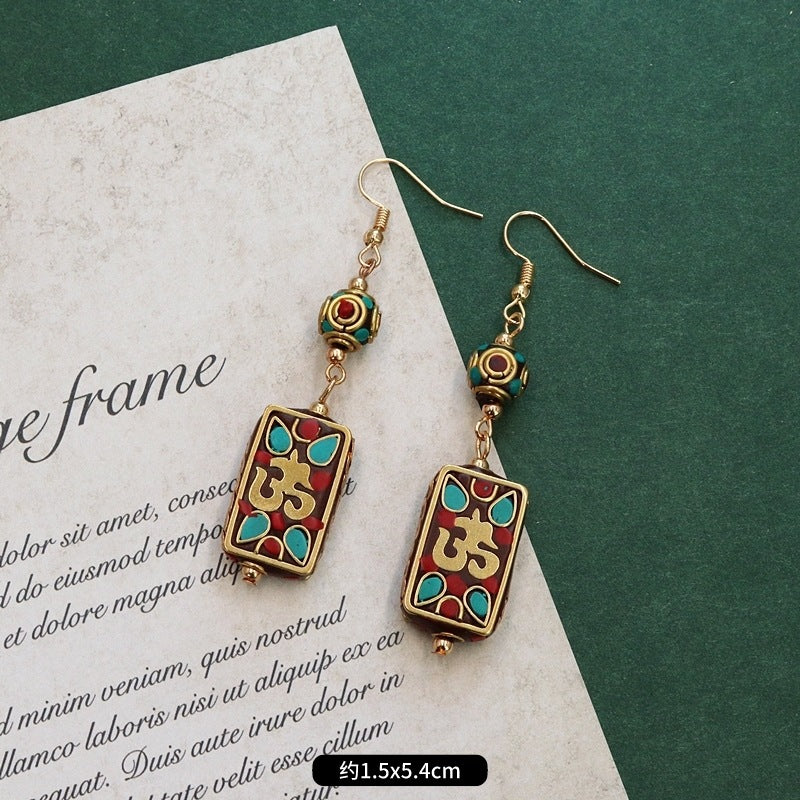 Wholesale Nepal Minimalist Alloy Earrings