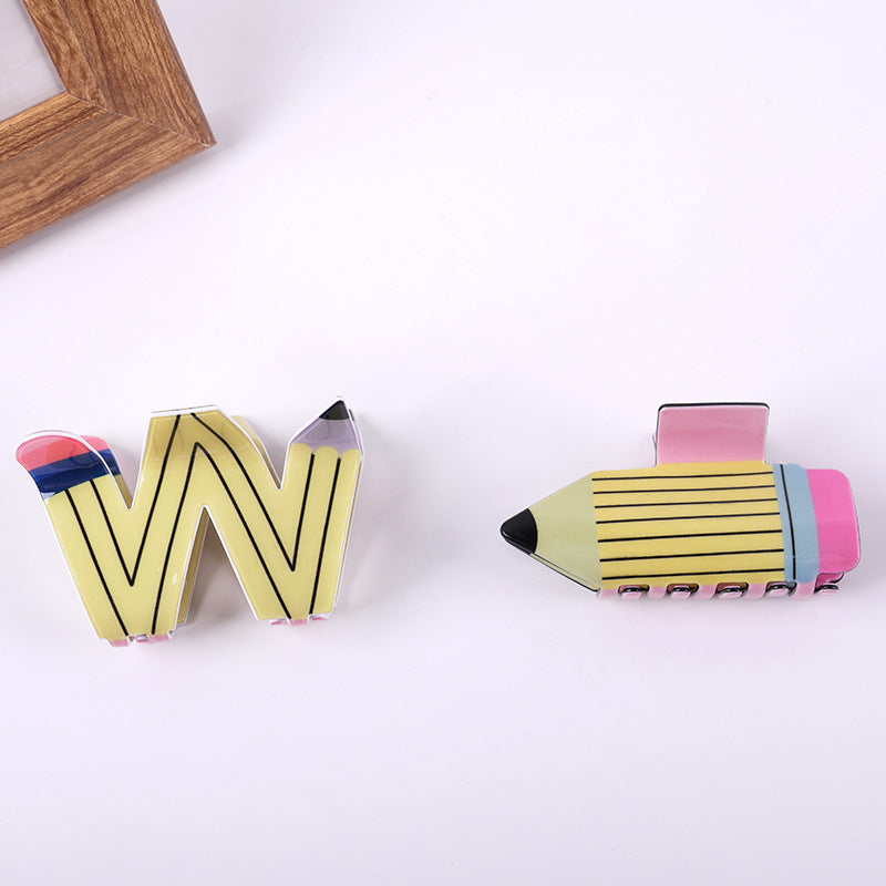 Wholesale Cute Colorful Puzzle Shark Hair Clip PVC Hair Gripper Fashion Accessory For Everyday Styling And Gift