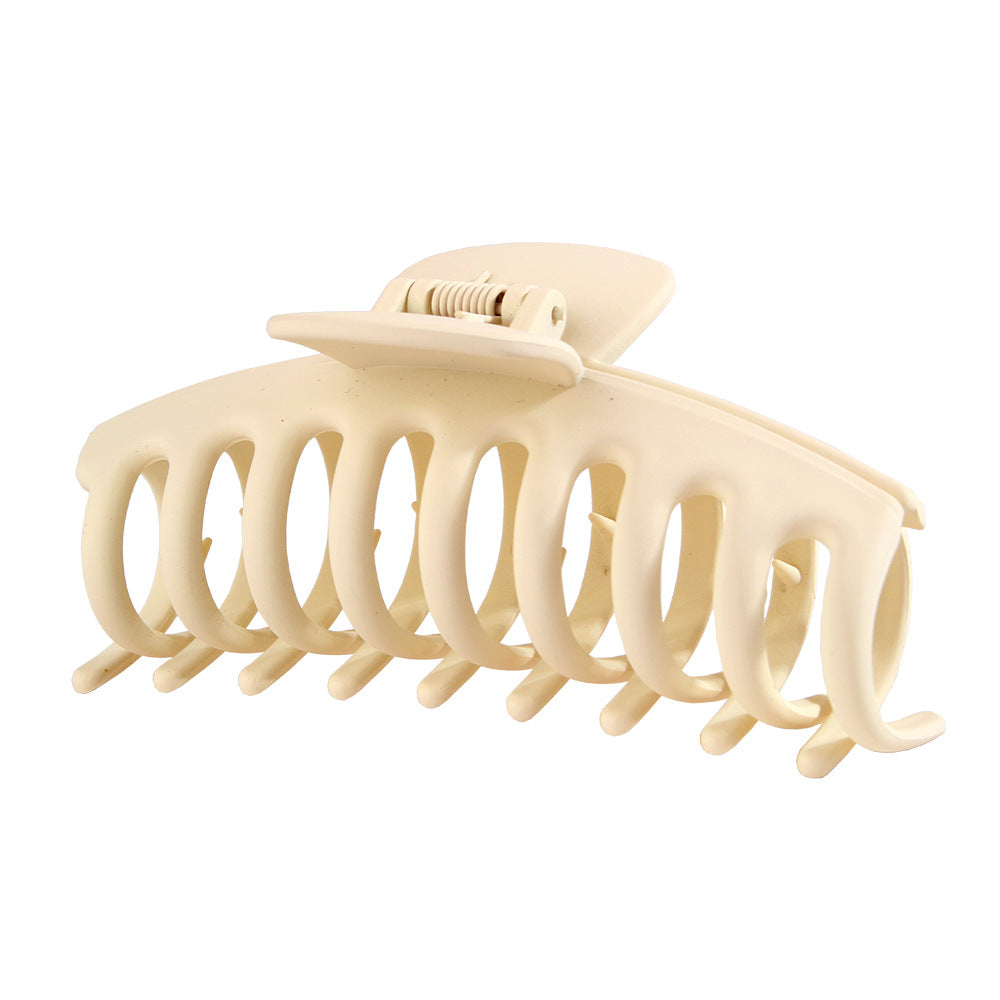 Wholesale 11CM Frosted PS Plastic Material Hair Clips