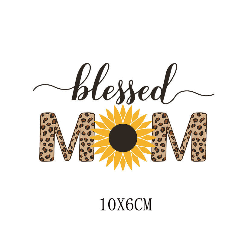 Wholesale 5pcs/pack  Sunflower heat transfer sticker pattern   UV DTF Ready to Press Transfers Wraps