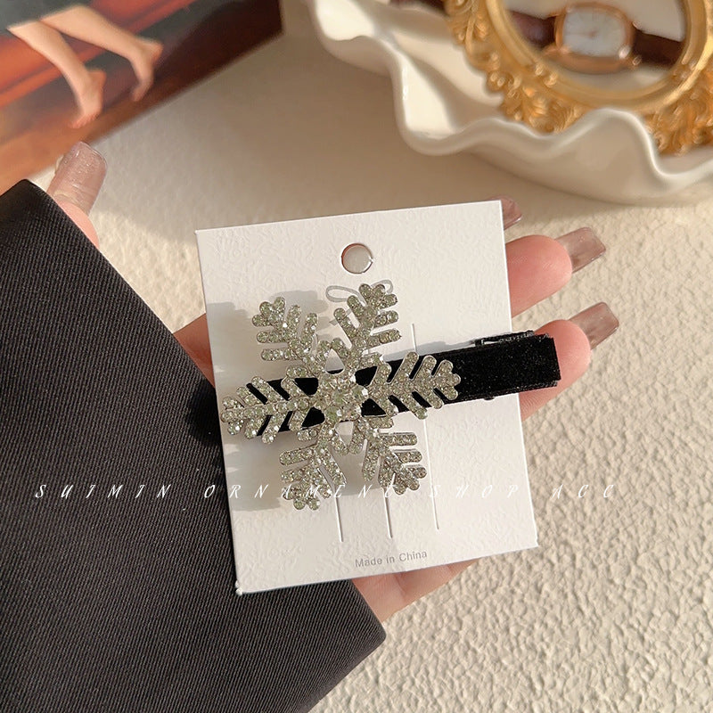 Wholesale Christmas Snowflake Hair Clips