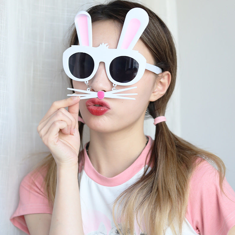 Wholesale Easter ABS Chicken Eggshell Rabbit Easter Egg Children's Adult Party Glasses