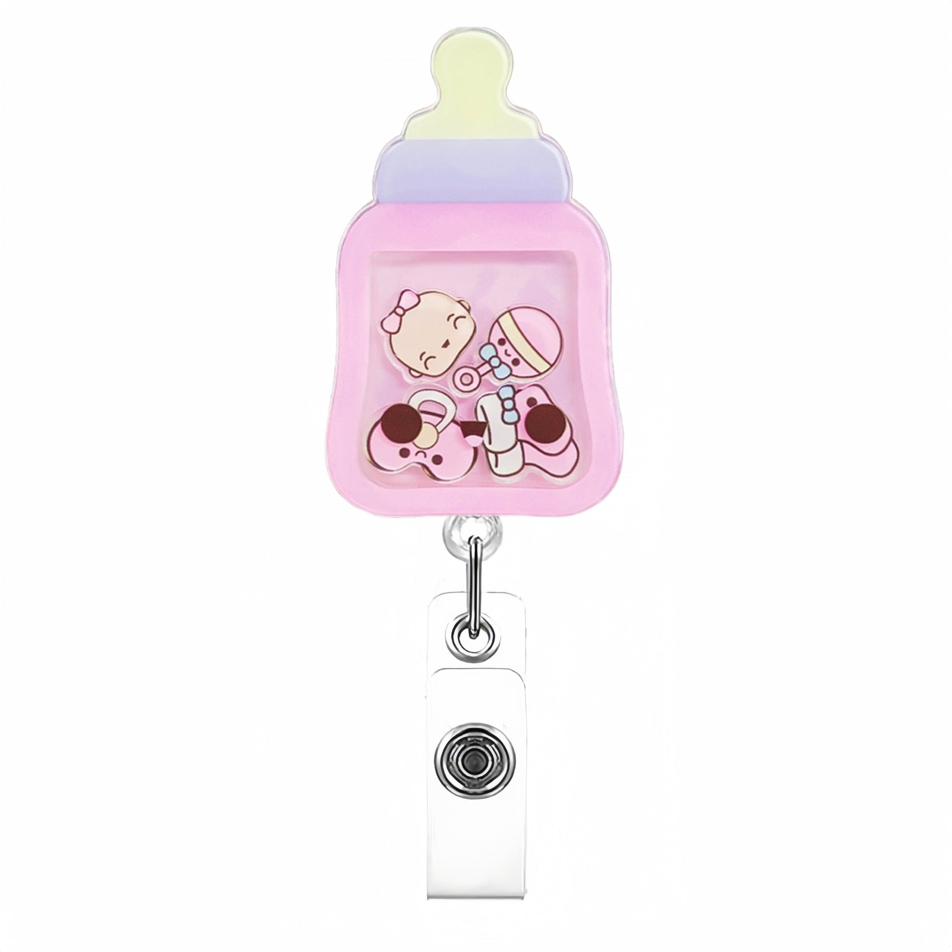 Wholesale Cartoon Shake-Up Easy-Pull Buckle Badge Reels