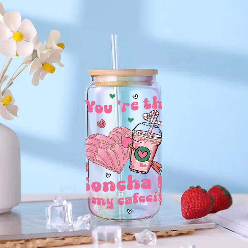 Wholesale Valentine's Day Dessert Series  16oz Cup UV DTF Wraps