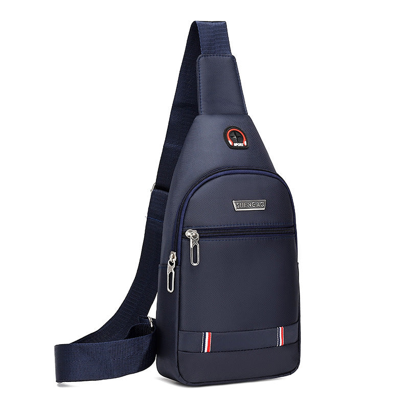 Wholesale Oxford Cloth Men's Waterproof Wear-resistant Chest Bag