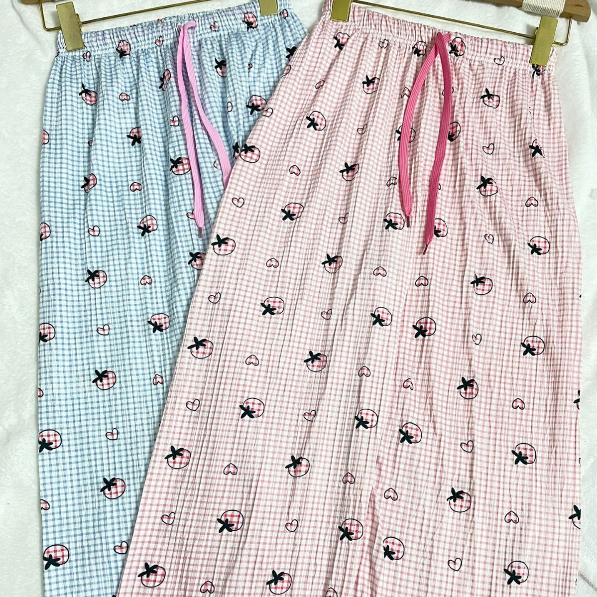 Wholesale Love Print Pajama Pants Women's New Casual Home Pants Walking Long Pants