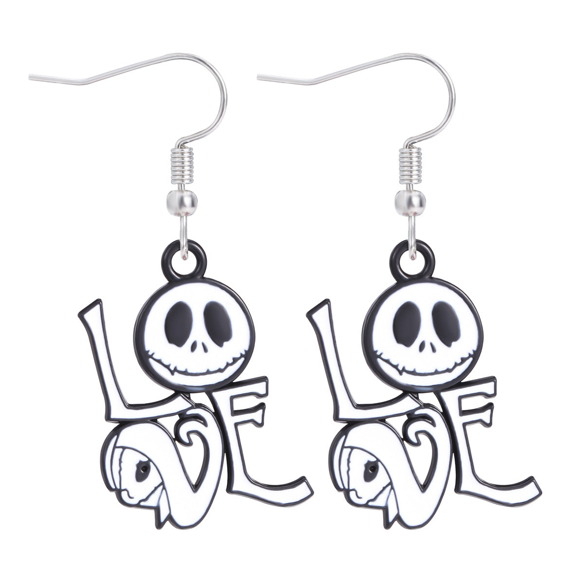 Wholesale  Themed Skull Pumpkin Earrings Zinc Alloy Drip Oil Fashion Jewelry Accessory For Party Gift OLY Exclusive