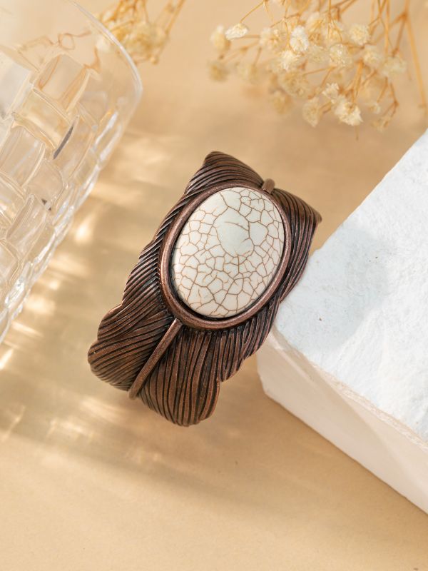 Wholesale Bohemian Peacock Feather Bracelet