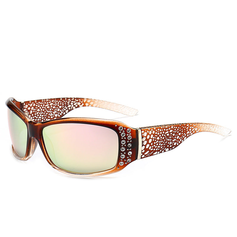 Wholesale Polarized Sunglasses Retro Fashion Diamond Sunglasses