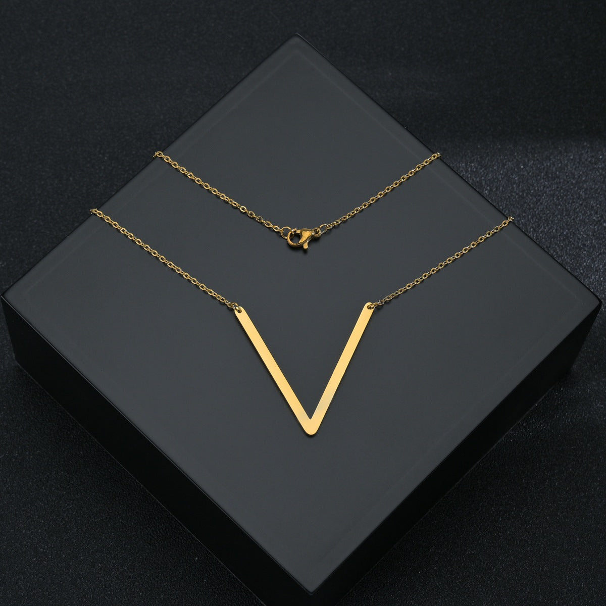 Wholesale English Big Letters Couple Pendant Necklaces