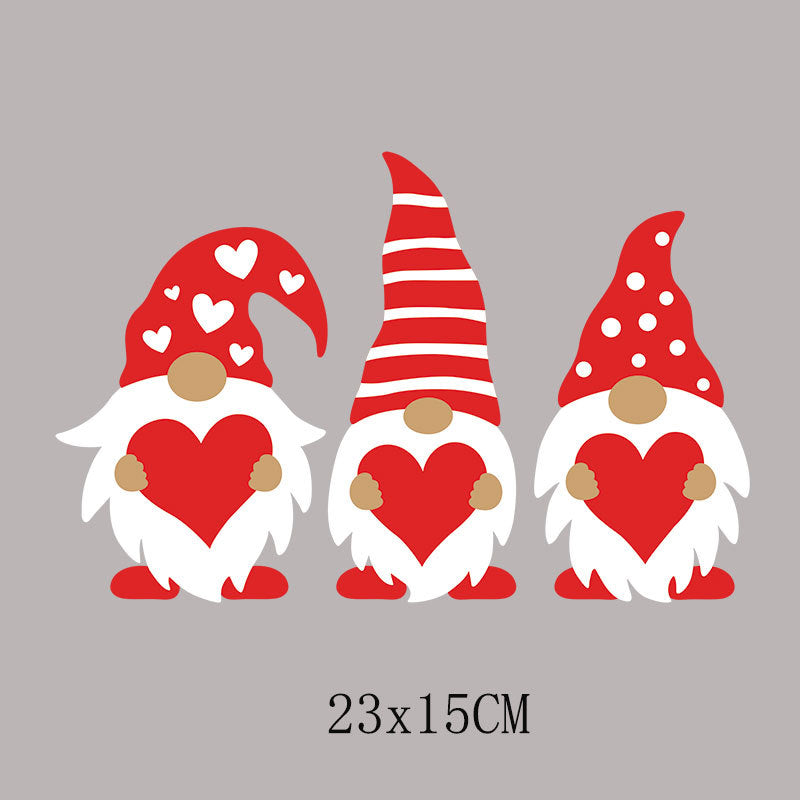 Wholesale 5pcs/pack Red lips car Valentine' s Day UV DTF Ready to Press Transfers Wraps