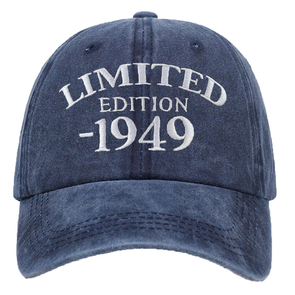 Wholesale 1940-1949 Embroidered Adjustable Washed Cotton Baseball Cap