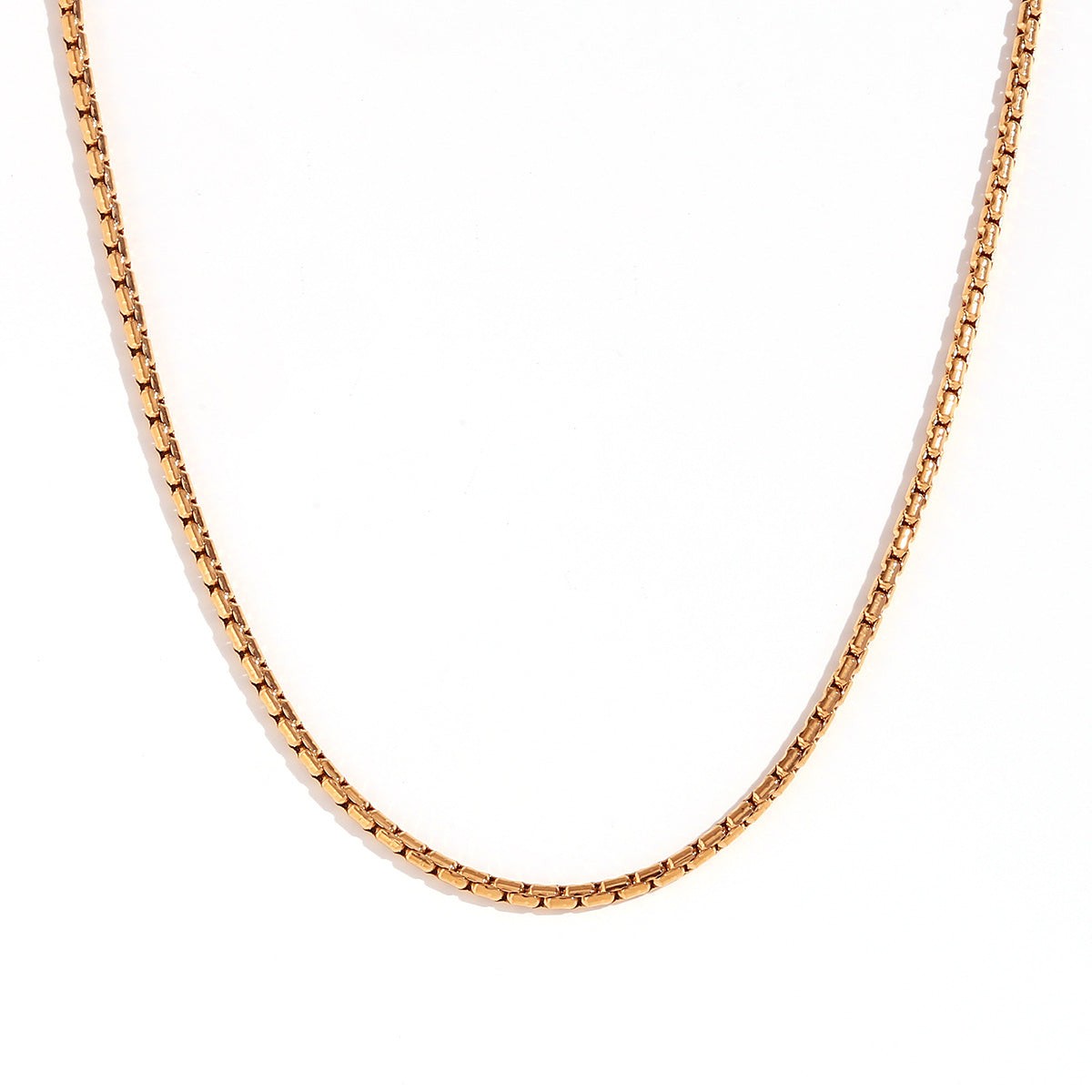 Wholesale blade chain box Stainless Steel Necklace