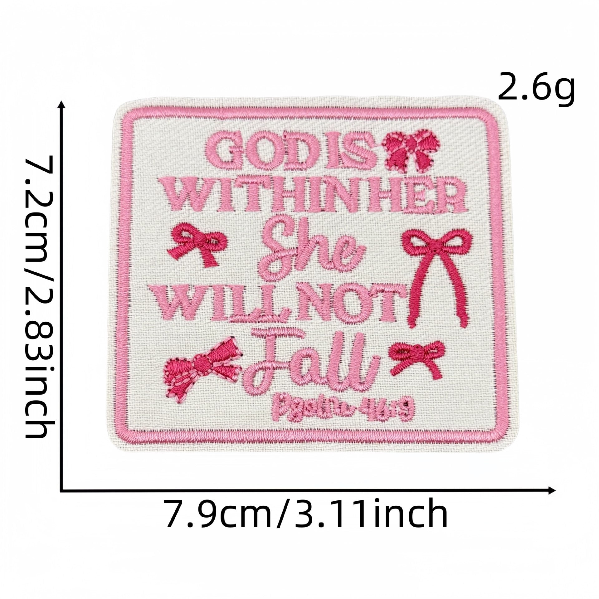 Wholesale Pink Kindness Encouragement Cloth DIY Patches Stickers