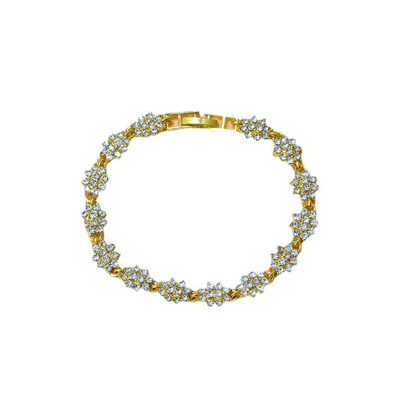 Wholesale Heart Diamond Alloy Bracelet