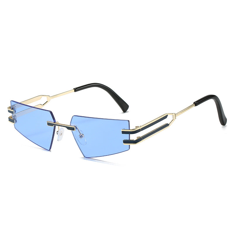 Wholesale Cat-eye Frameless Fashion Sunglasses