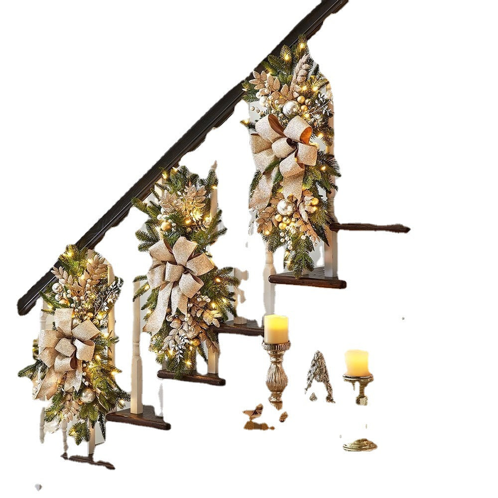 Wholesale Christmas Rattan Door Curtain Hangings Holiday Decorations