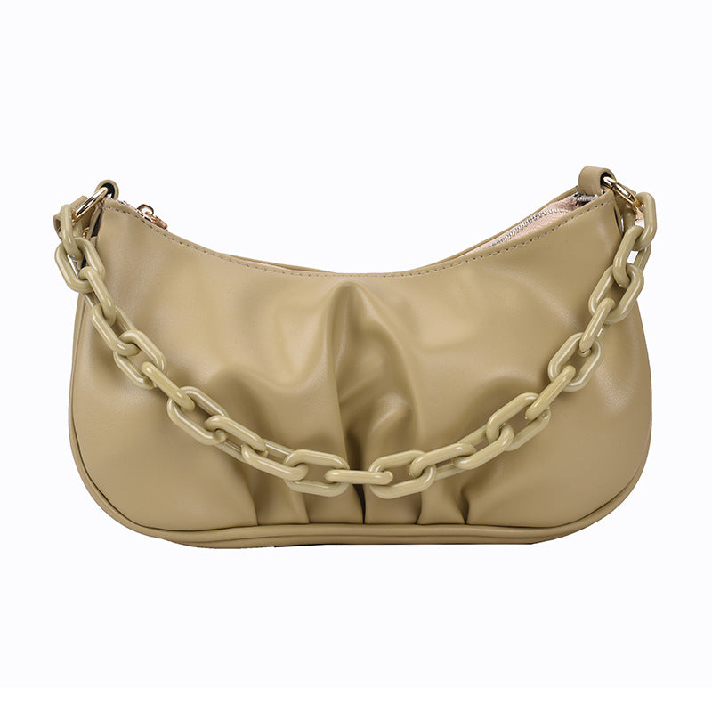 Wholesale PU Pleated Cloud Bag