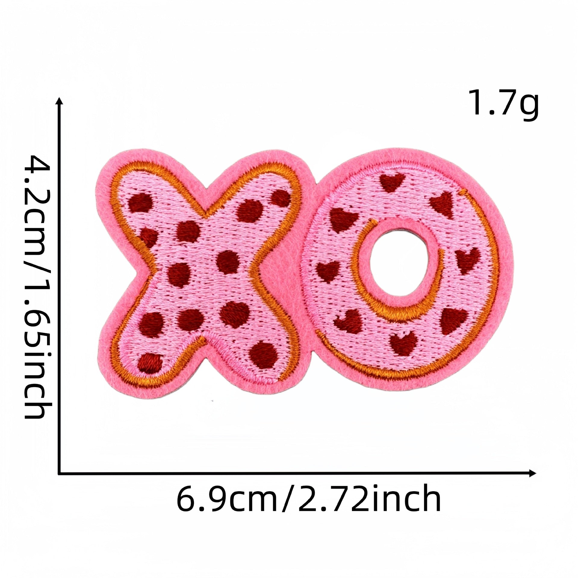 Wholesale Valentine' s Day Pink Love Cartoon Embroidery DIY Patches