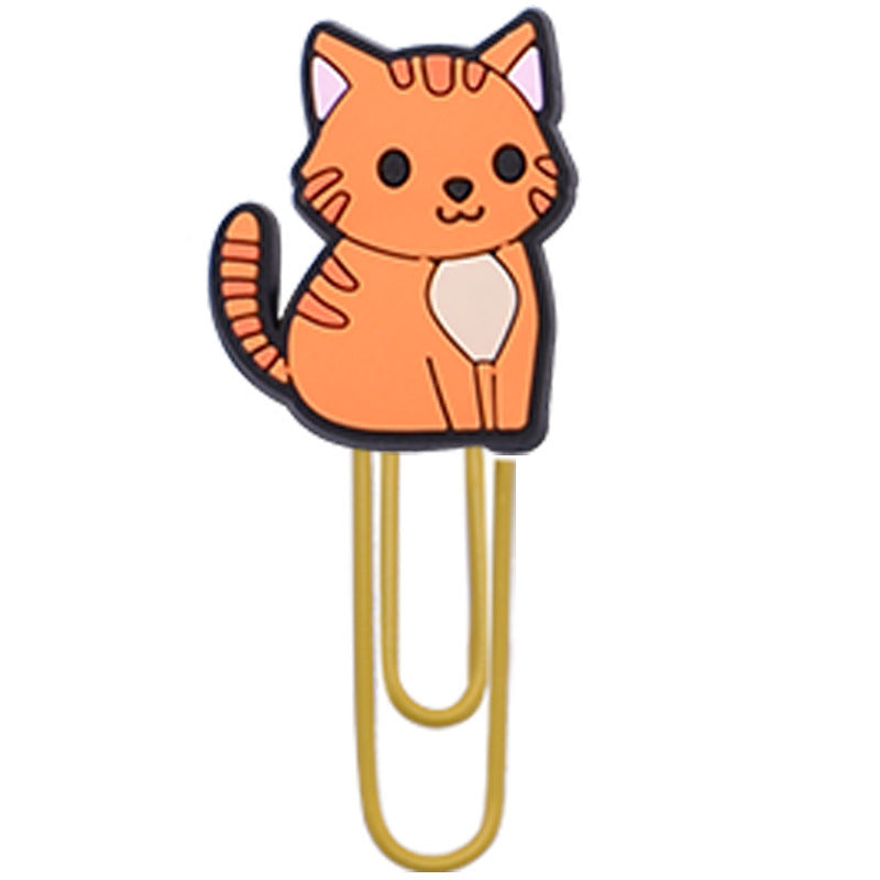 Wholesale  Random 50pcs/pack   Colorful cartoon cat bookmark
