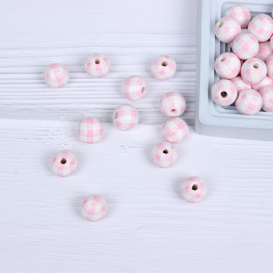 2 piezas al por mayor de 16 mm de color cuadrado de madera de color cuadrado