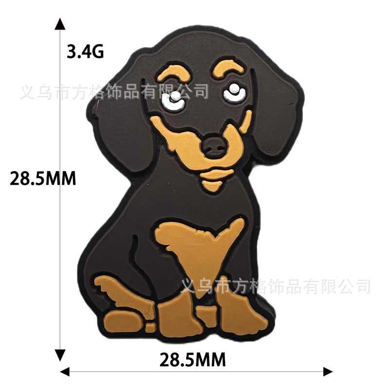 Wholesale 10PCS Creative Cartoon Dog Silicone Beads