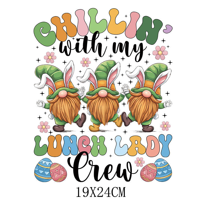 Wholesale 10pcs Easter Car Rabbit Cartoon UV DTF Ready to Press Transfers Wraps