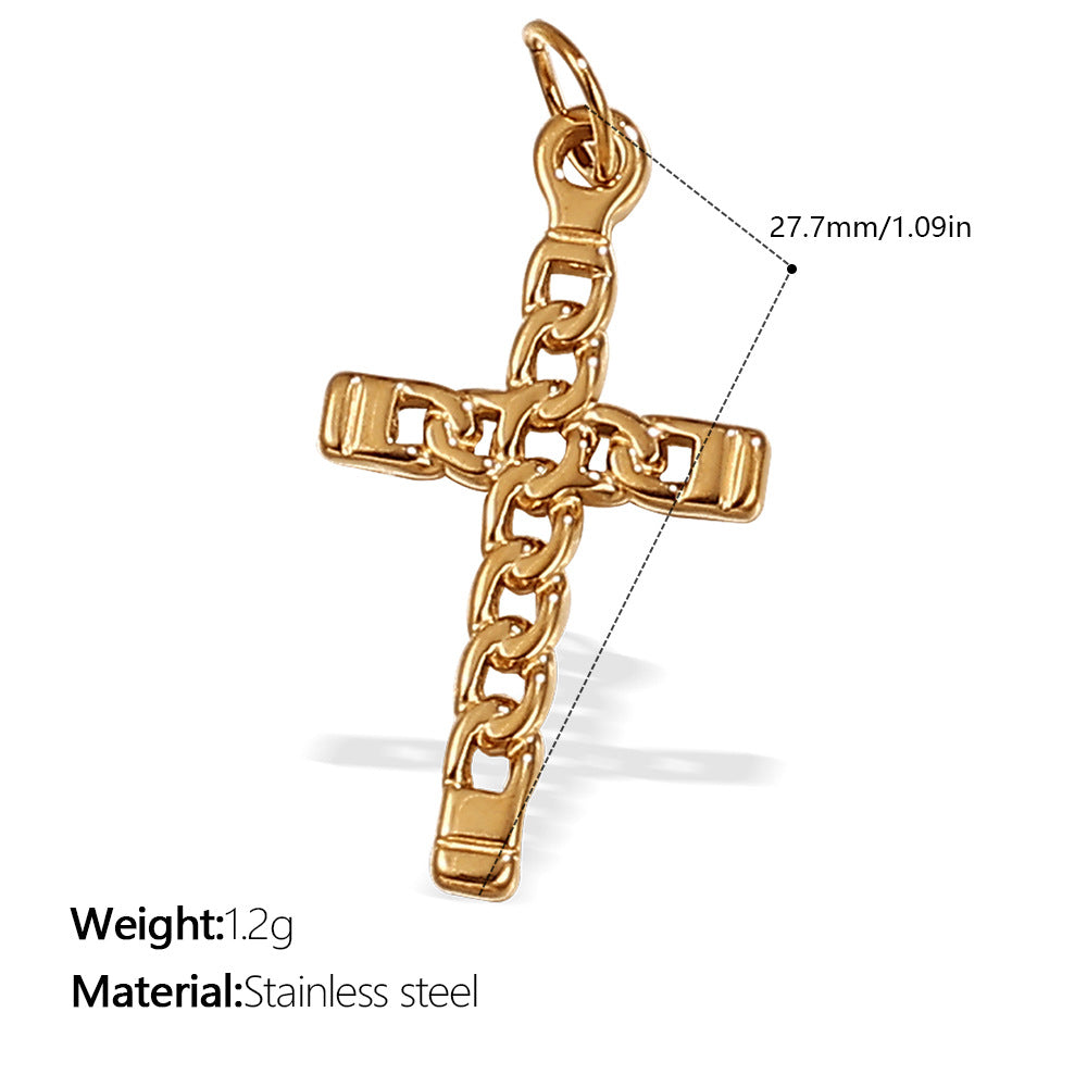 Wholesale Stainless Steel Cross Pendant Necklace
