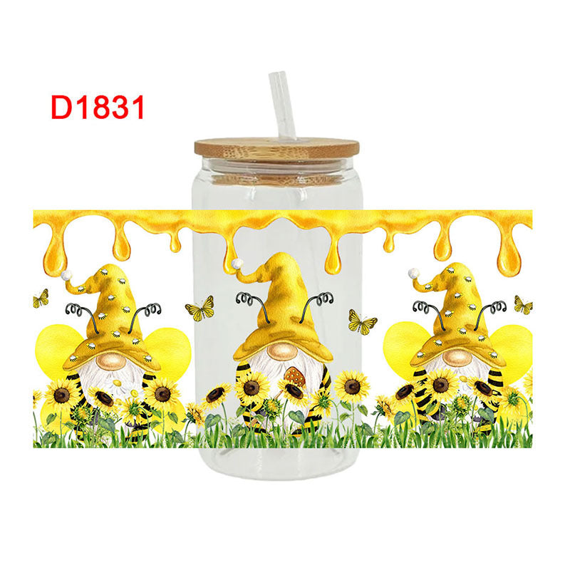 Wholesale UV Transfer Paste Glass Crystal Label Crystal Paste 16OZ UV DTF WRAPS