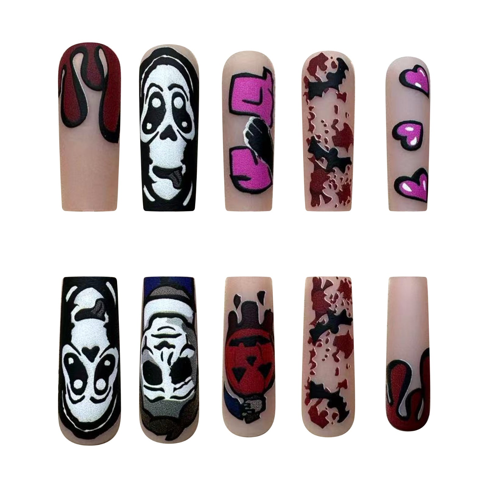 Wholesale Halloween Plastic Nails