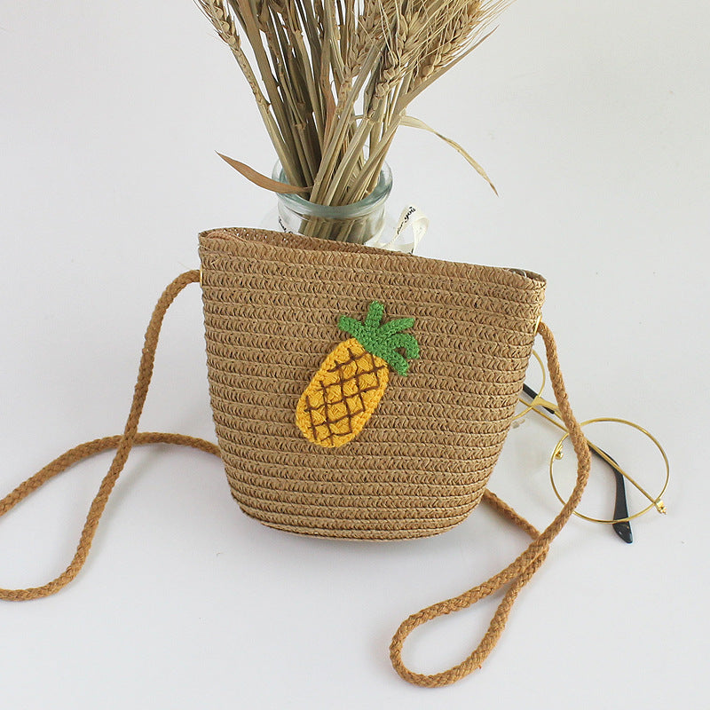 Wholesale Cute Fashion Grass Woven Kids Bag