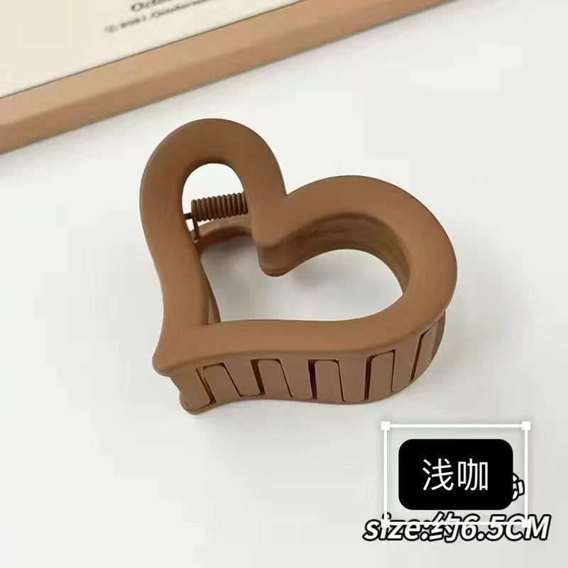 Wholesale Valentine's Day Maillard Style Acrylic Grab Clip Advanced Hair Accessories
