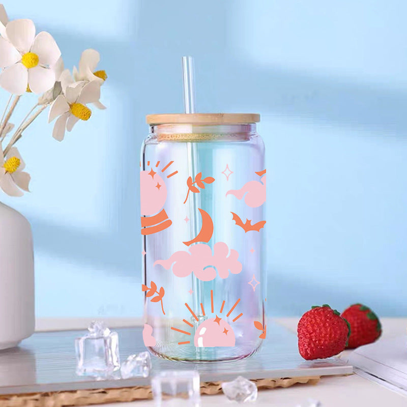 Wholesale Bat Ghost Halloween 16oz Cup UV DTF Wraps