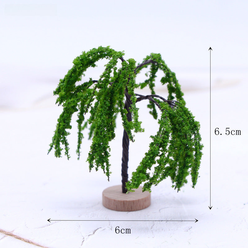 Wholesale Miniature garden mini simulation landscape tree