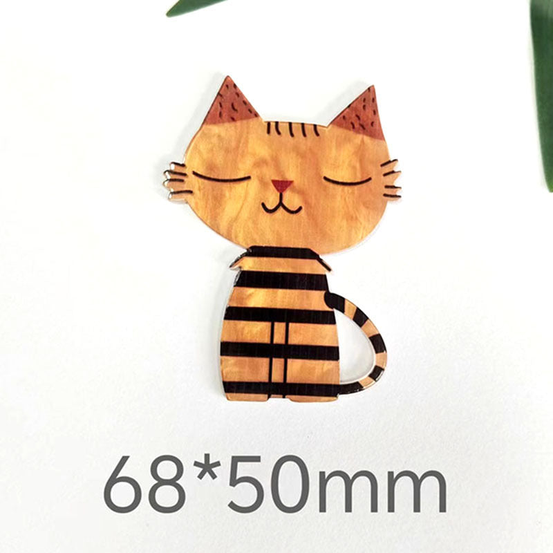 Wholesale 10pcs Cute and adorable cat Acrylic Flatback
