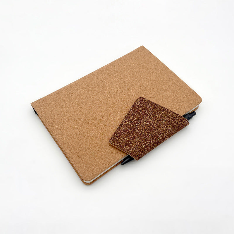 Wholesale A5 eco-friendly coffee grounds buckle notebook wheat straw splicing diary notepad