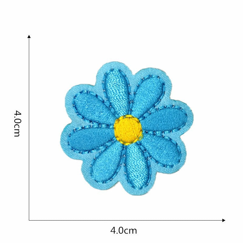 Wholesale Cute bee and sunflower embroidery DIY Patches