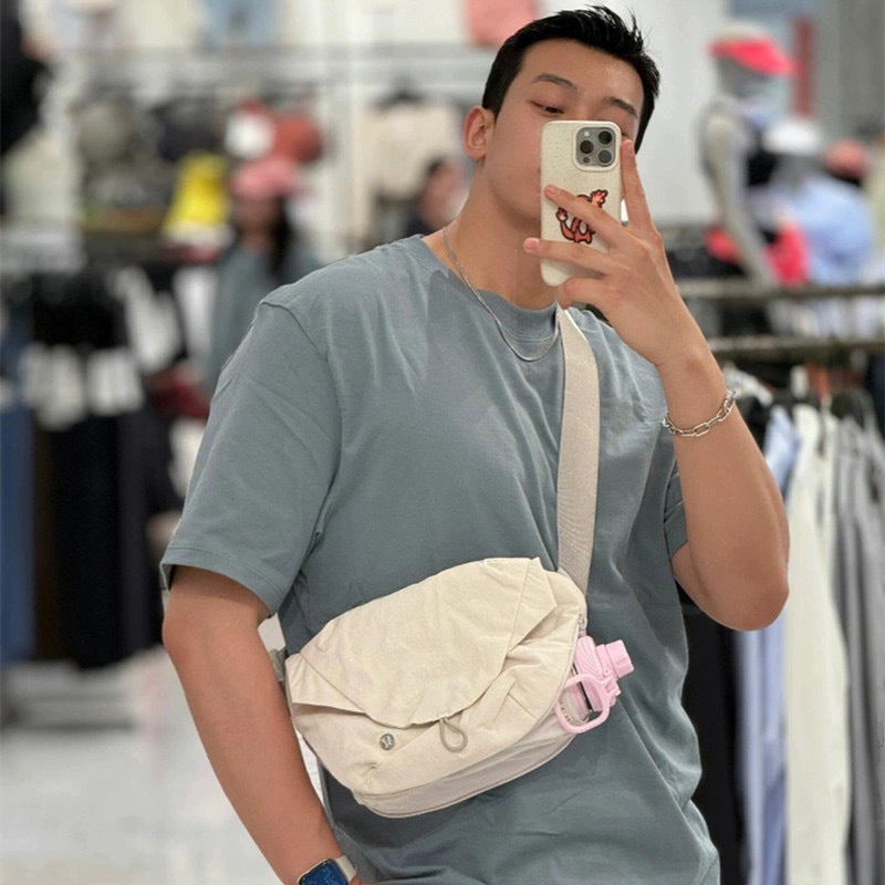 Wholesale Leisure sports crossbody magnetic fitness waist bag