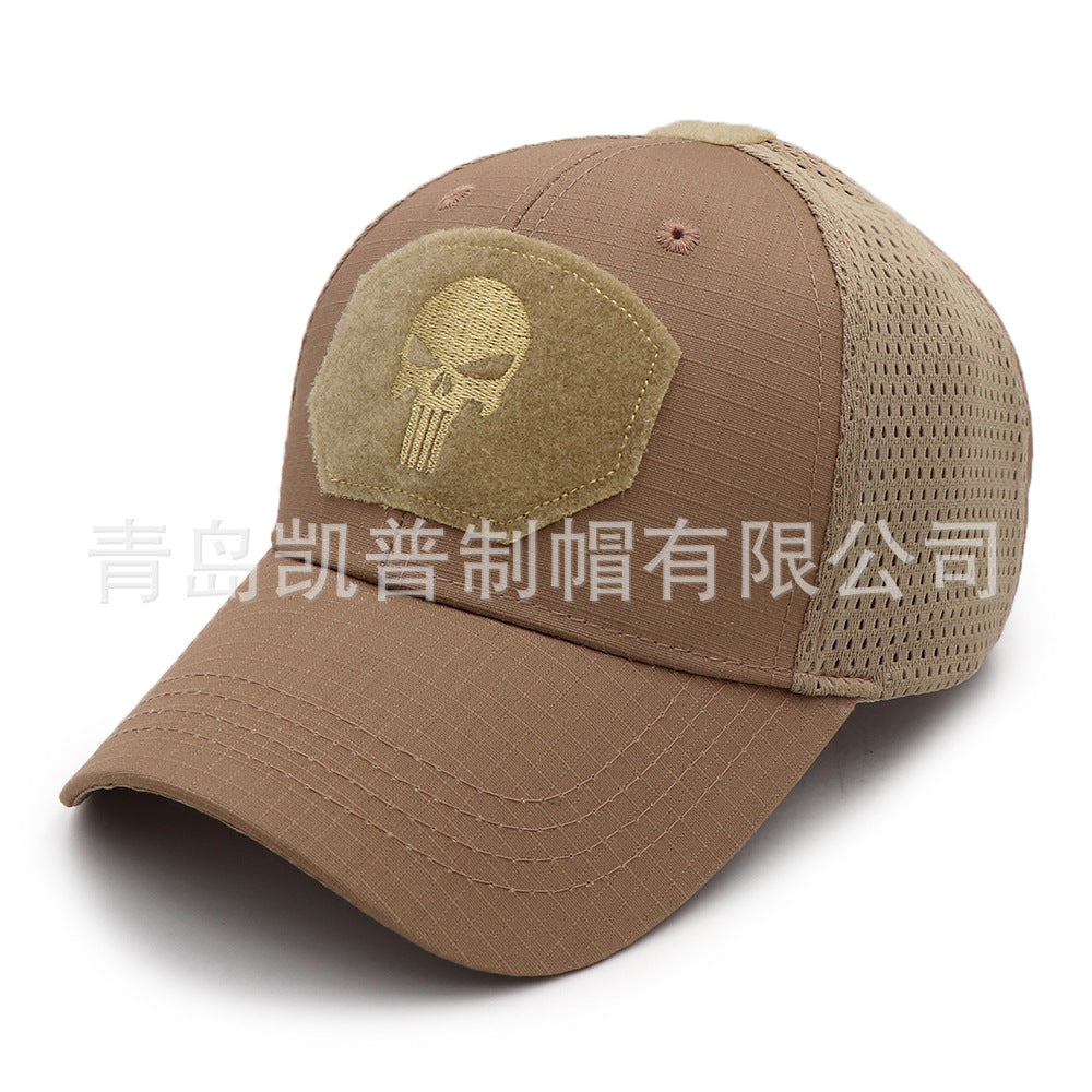 Wholesale Mountaineering Sun Visor Mesh Hat Velcro Baseball Cap