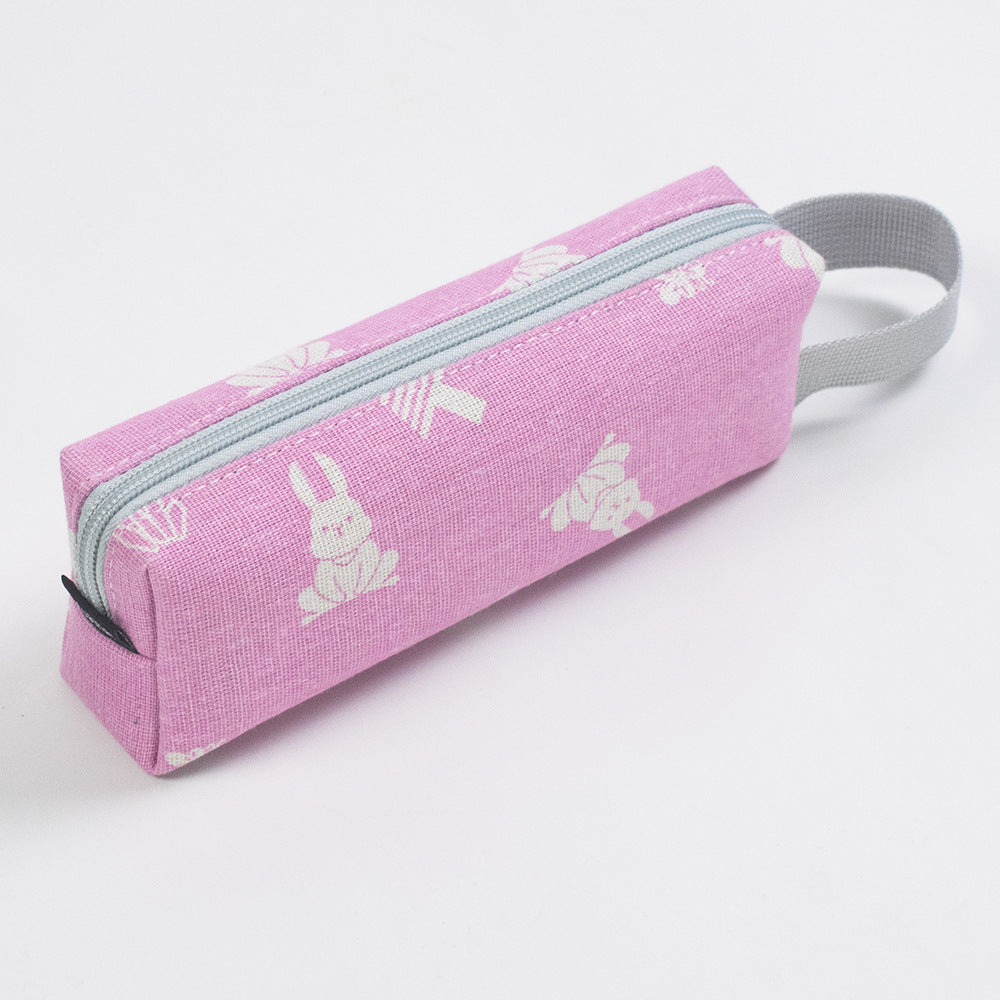 Wholesale Canvas Portable Cartoon Animal Pen Bags