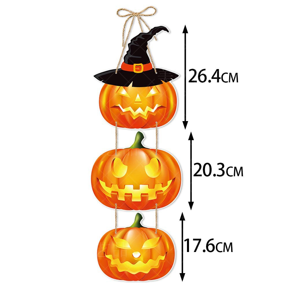 Wholesale 5pcs/pack door decoration pumpkin bat hanging ornaments