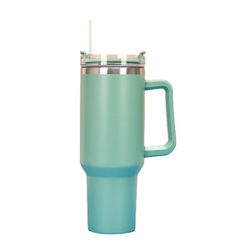 Wholesale 304 stainless steel 40oz ice cup double layer vacuum spray car cup creative outdoor handle cup