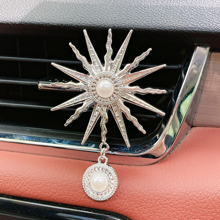 Wholesale Alloy Helios Flower Car Air Vent Aroma Diffuser Clip