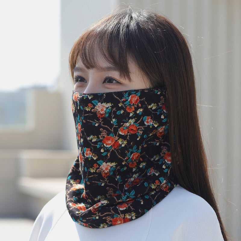 Wholesale Pearlescent Cotton Cycling Cold and Warm Neck Protection and Windproof Ear Pearlescent Cotton Hanging Mask