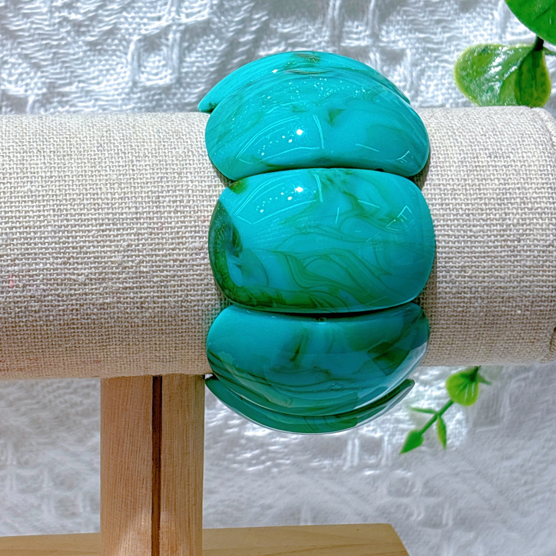 Wholesale Simi-dyed Oval Elastic Retro New Design All-matchBracelet