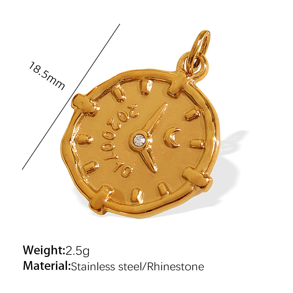 Wholesale Diverse diamond studded stainless steel necklace pendant accessories
